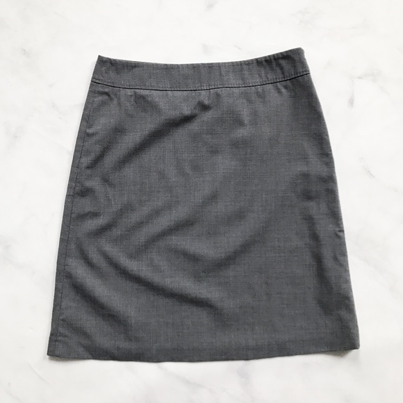 Escada Sport Wool Straight Skirt Grey - Picture 1 of 6